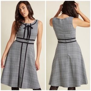 Liza Luxe plaid dress nwt